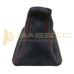 BMW E9X Automatic Shift Boot Alcantara Suede with Red Stitching