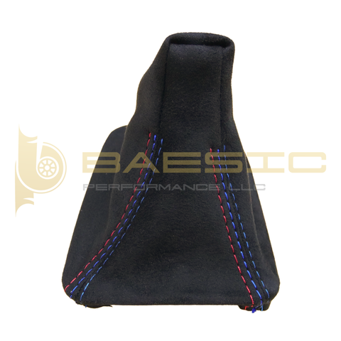 BMW E9X Automatic Shift Boot Alcantara Suede with M Stitching