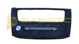 BMW E92 Media Cover In Black Alcantara Suede with BMW Logo Embroidery