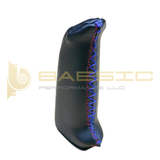 BMW E9X E-brake Handle wrapped in leather with M stitching