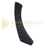 BMW E9X Handle Cover Alcantara Suede with Red Stitching