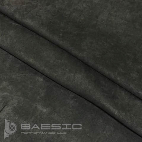 Genuine Alcantara Fabric Charcoal Black Panel (Backless) 9002 Made in Italy  (36x58)