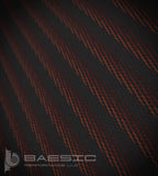 BMW M Tech Red Woven Pattern Fabric